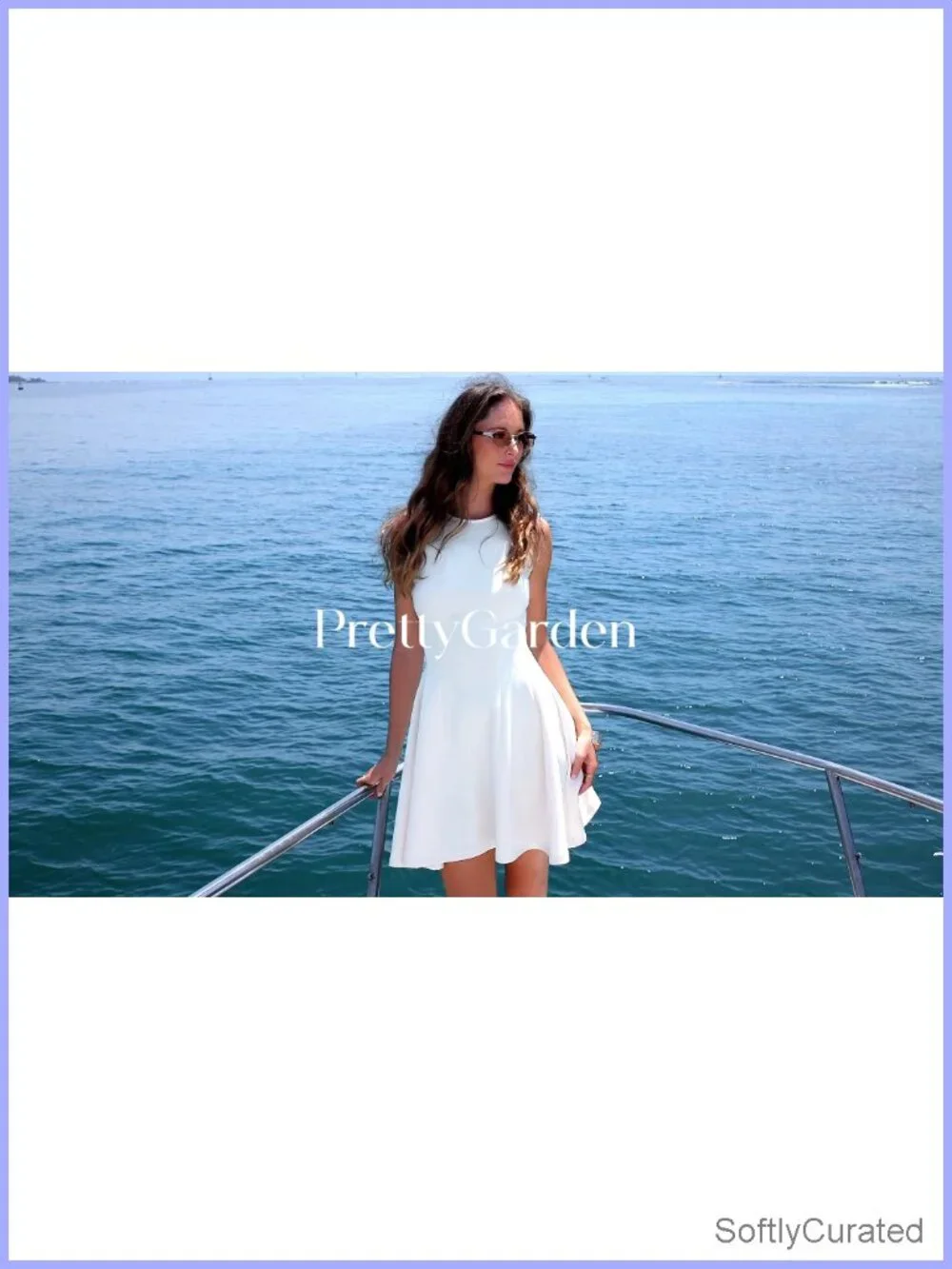 Fit and Flare A-Line Cocktail Dress with Ruffle Hem